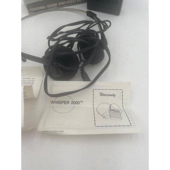 Whisper 2000 Personal Sound Amplification System With Box & Instructions - Picture 3 of 10
